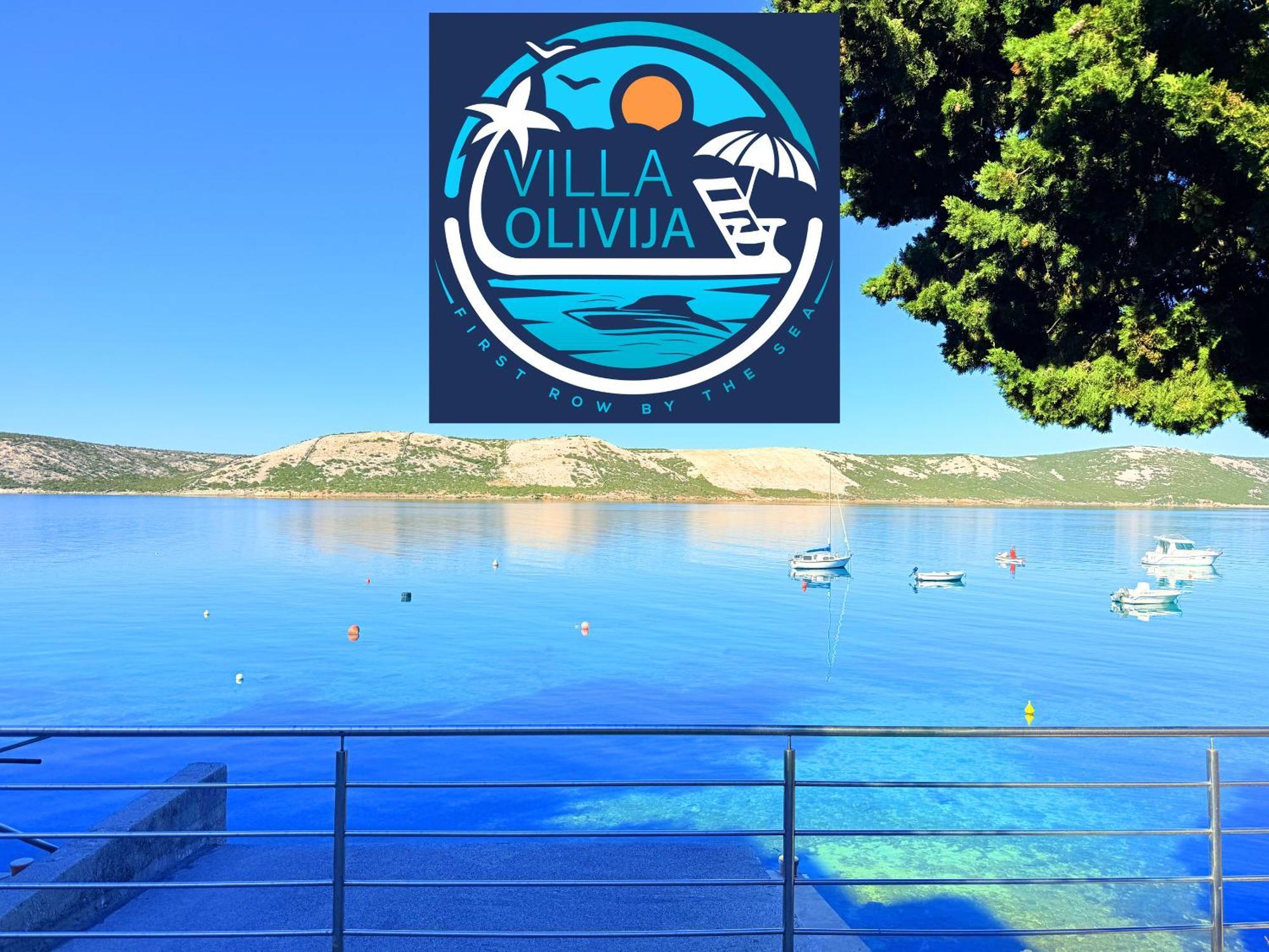 Villa Olivija-Direkt Am Strand! Stara Novalja Exterior foto